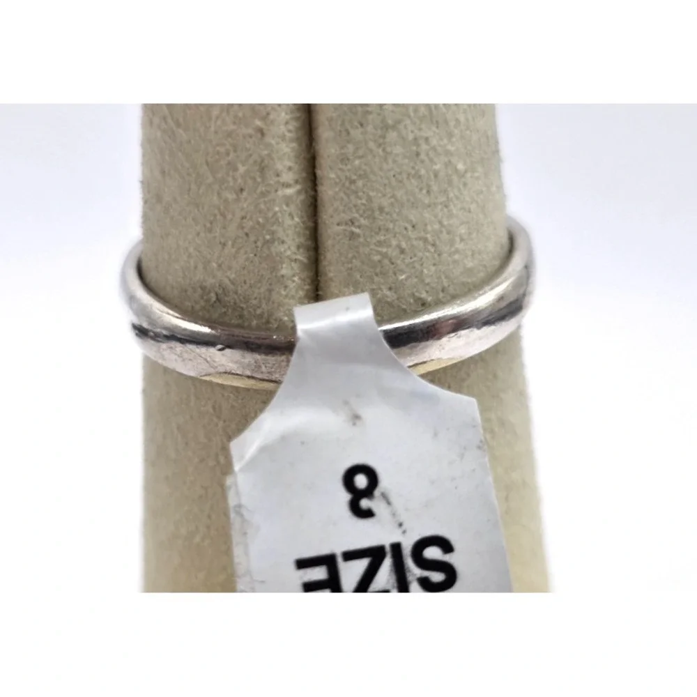 Rhodochrosite Gemstone Teardrop Ring Size‎ 8 Sterling Silver Handmade NWT